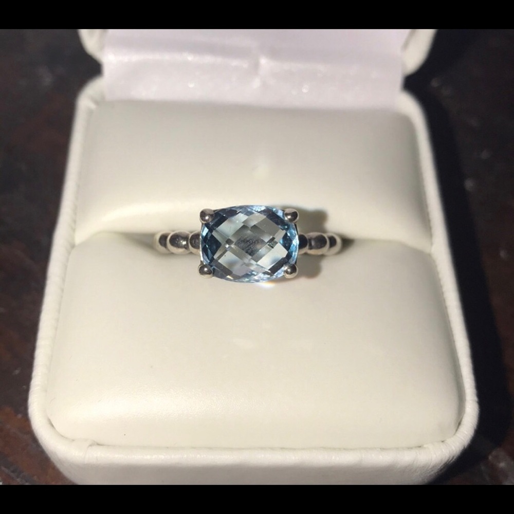 Pandora ring Blue Topaz
